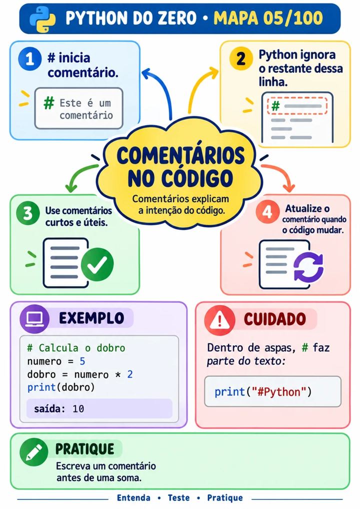 Comentários no código Python
